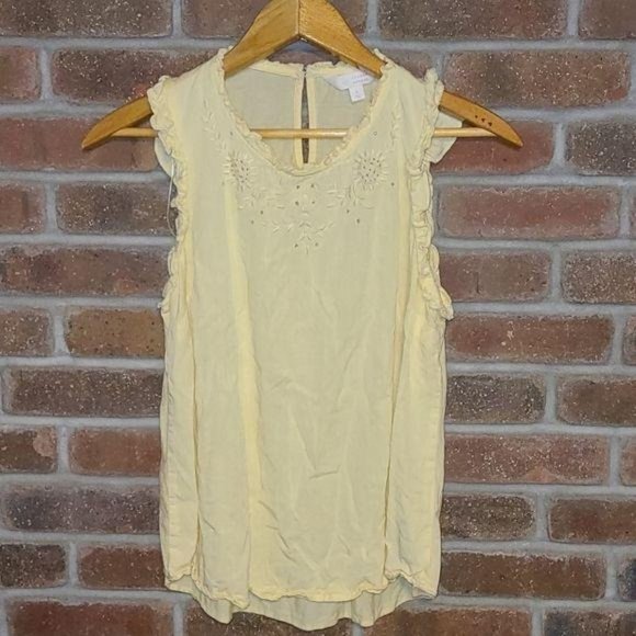 LC Lauren Conrad Tops - LC Lauren Conrad High Low Cottagecore Tank